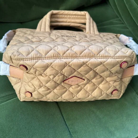 NWT MZ Wallace Small Sutton Deluxe, Camel - Picture 5 of 10